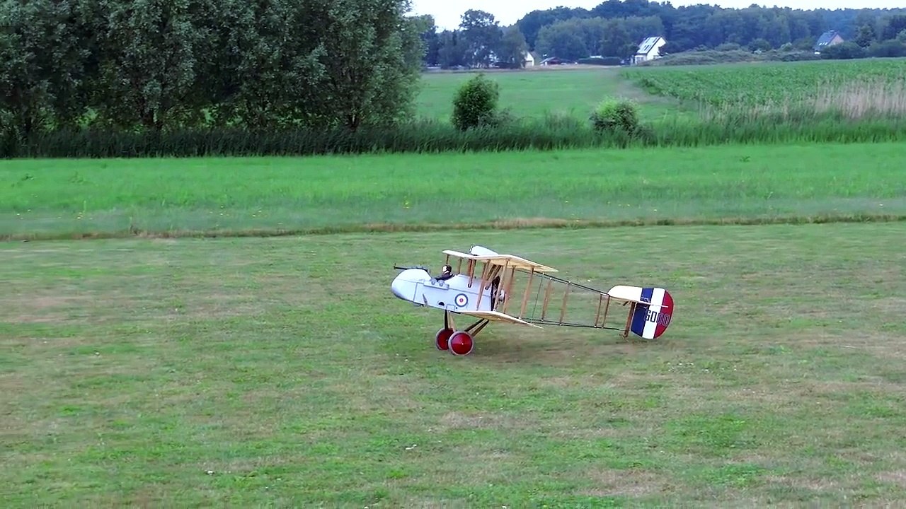 D.H.2 AIRCO DE HAVILLAND RC SCALE MODEL OLDTIMER AIRCRAFT / E Meeting Birkholz 2015