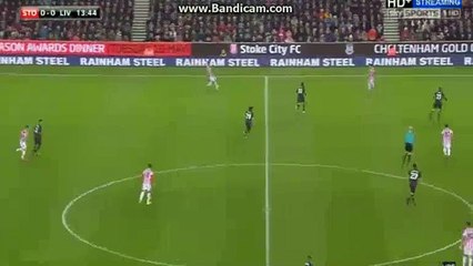 Xherdan Shaqiri Super Skills & Pass Stoke City 0-0 Liverpool 05-01-2016 -