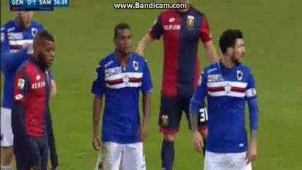 Pavoletti Incredible Miss Genoa vs Sampdoria 05-01-2016