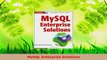 PDF Download  MySQL Enterprise Solutions PDF Full Ebook