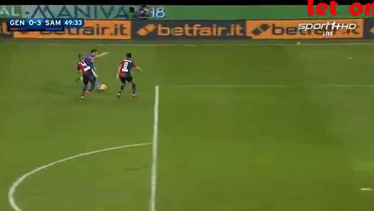 Roberto Soriano Goal - Genoa 0 - 3 Sampdoria - 05_01_2016