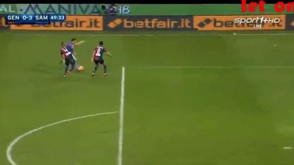 Roberto Soriano Goal - Genoa 0 - 3 Sampdoria - 05_01_2016