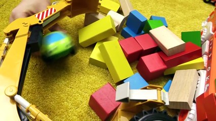 Toy Cars Demo: Captain VROOMIE & Excavator Disaster! Educational Construction Videos for K