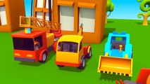 Kids 3D Construction Childrens Cartoons Leos HELICOPTER! (мультики на английском)