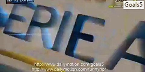 Leonardo Pavoletti Big  Goal Genoa 1 - 3 Sampdoria Serie A 5-1-2016