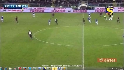 @ 81" Leonardo Pavoletti 2nd Goal - Genoa 2-3 Sampdoria - 05.01.2016