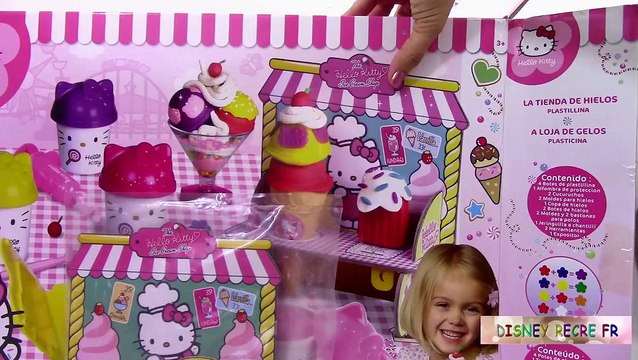 Hello Kitty Play doh Ice Cream Shop le marchand de glaces pâte à modeler ハローキティ アイスクリーム