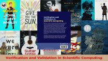 PDF Download  Verification and Validation in Scientific Computing Read Full Ebook