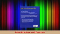 PDF Download  DNA Structure and Function Read Online