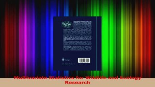 PDF Download  Multivariate Statistics for Wildlife and Ecology Research Read Online