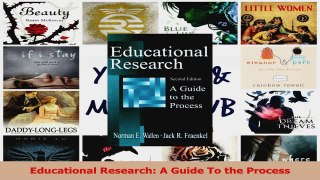 PDF Download  Educational Research A Guide To the Process PDF Full Ebook