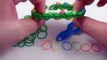 Браслет Новогодня Гирлянда Плетение из резинок Rainbow Loom Bands