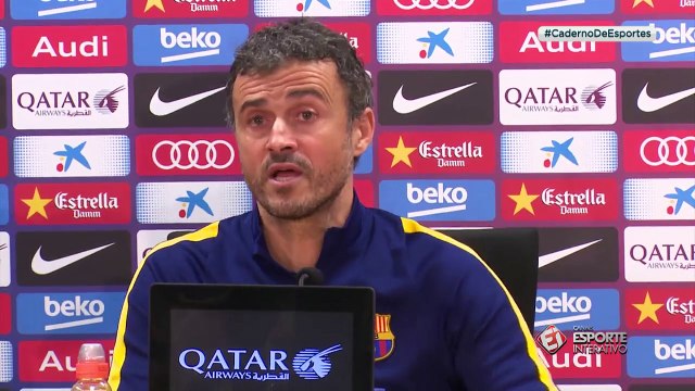 Luis Enrique avalia evolução de Neymar no Barcelona