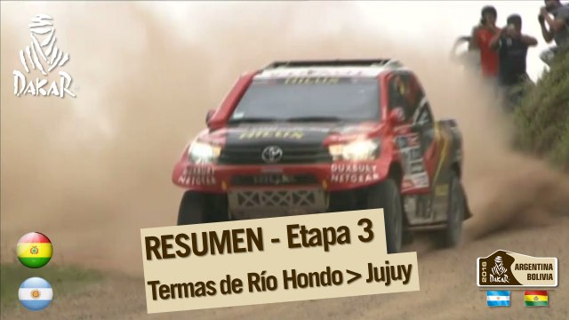 Resumen de la etapa 3 - Coche/Moto - (Termas Rio Hondo / Jujuy)