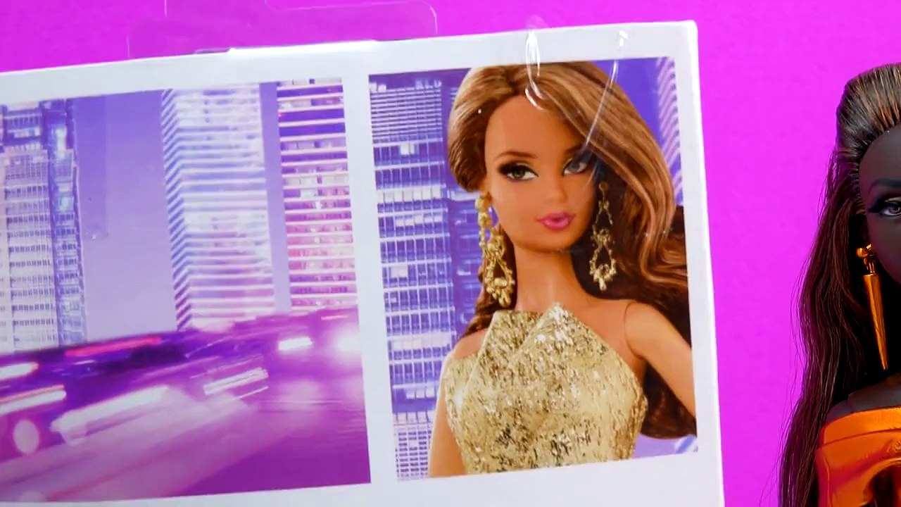 Barbie Collectors City Shine Dress Doll Mattel Black Label Unboxing Toy Review Cookieswirl