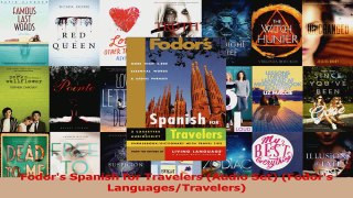 PDF Download  Fodors Spanish for Travelers Audio Set Fodors LanguagesTravelers Read Online