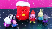 Peppa Pig Toy Episode Christmas letters to Santa Claus Play Doh Presents