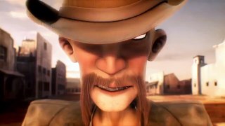 Rabid Rabbits Raving Rabbids Travel in Time Western trailer Rabbits in the Wild West