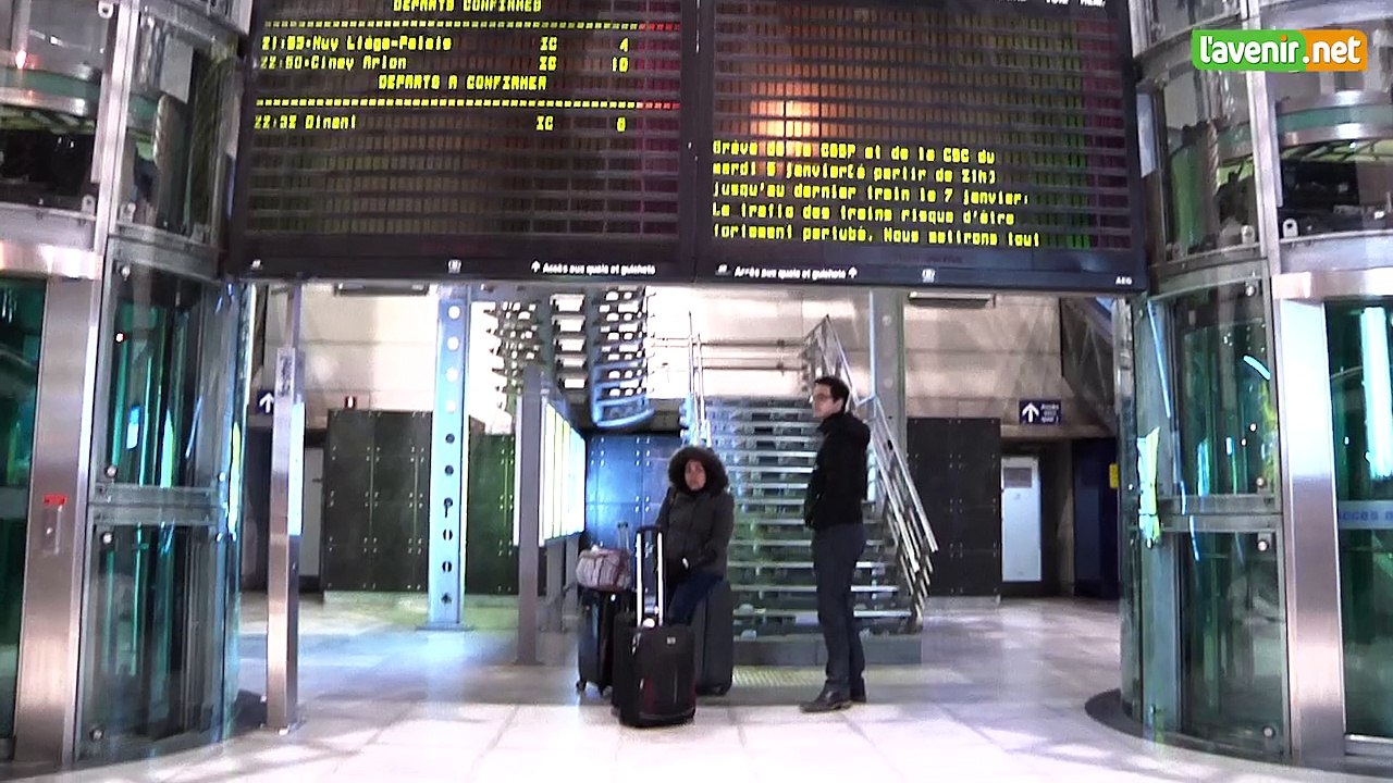 L'Avenir - Grève de la SNCB : le point en gare de Namur, en pleine nuit