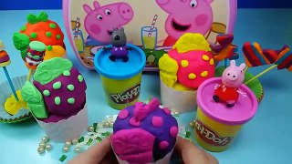 emily toys surprise play doh surprise eggs ice cream peppa pig emily candy zoe pedro pedro