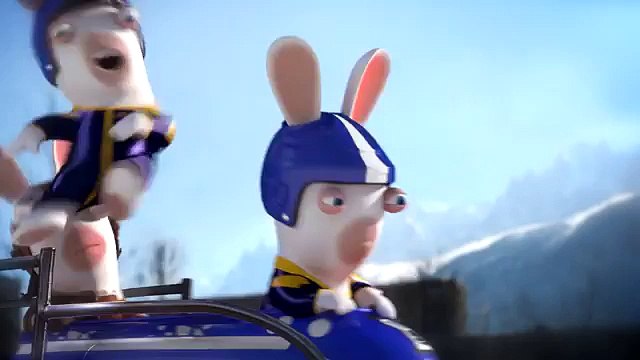 Mad tavşan Rabbids Kış Olimpiyat Oyunları Bobsleigh Tavşanlar ve Olimpiyat Bobsled