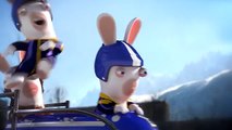 Mad tavşan Rabbids Kış Olimpiyat Oyunları Bobsleigh Tavşanlar ve Olimpiyat Bobsled
