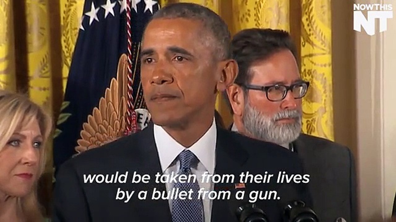 President Obama Cries While Announcing Gun Reform Plan