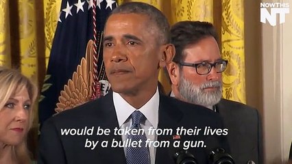 President Obama Cries While Announcing Gun Reform Plan