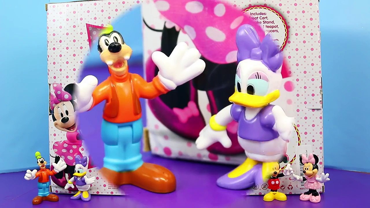 Minnie Mouse Tea Cup Party Making Play Doh Waff...