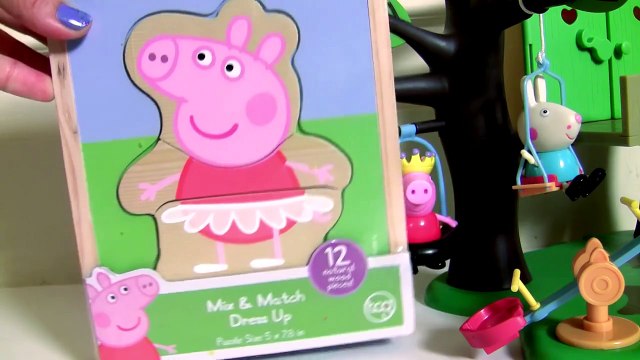 Peppa Pig Mix and Match Dress Up Toy Wooden Dresses Juguetes Muñecas de Madera para Vestir PeppaPig