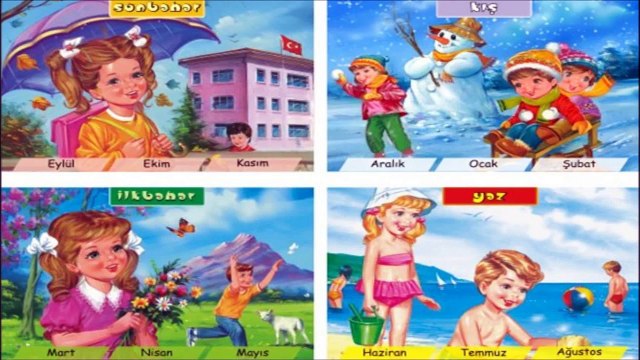 Mevsimler şarkısı ,Çocuk Şarkısı Dinle