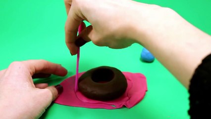 The Simpsons Play Doh Donut by Kidstvsongs