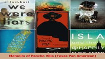 PDF Download  Memoirs of Pancho Villa Texas Pan American Download Full Ebook