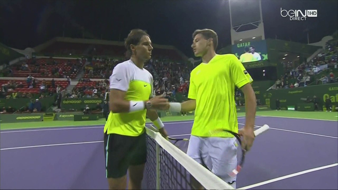 Nadal vs Carreño-Busta, Doha Open 2016 (1/16 Finale), highlights HD - Qatar Exxonmobil Open R1 - 06/01/16
