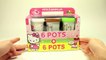 Hello Kitty Play Doh pots playset by kidstvsongs