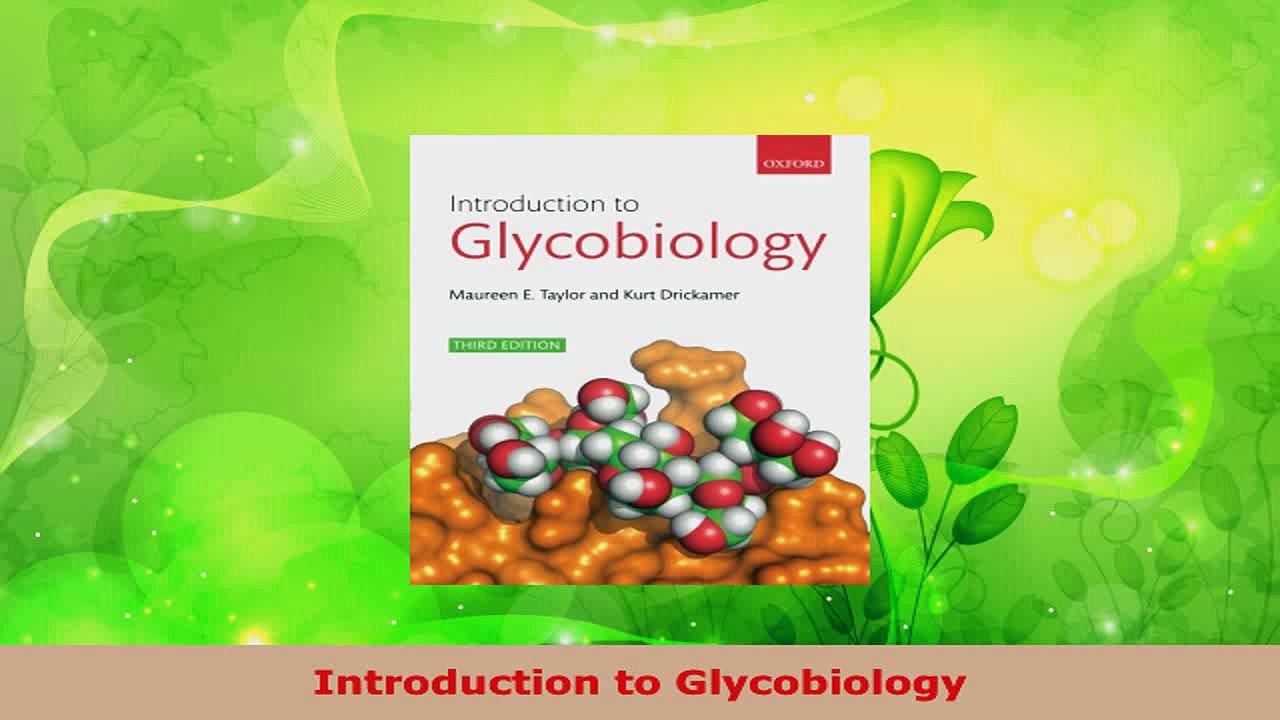 Download  Introduction to Glycobiology PDF Free