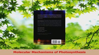 Download  Molecular Mechanisms of Photosynthesis Ebook Online