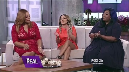 Adrienne Eliza Bailon upskirt on The Real 3 3 15 part 1