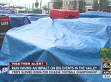Rain having impact on big Valley events