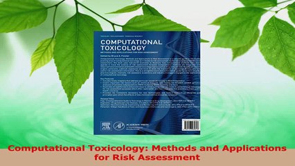 Download  Computational Toxicology Methods and Applications for Risk Assessment PDF Free