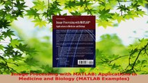 Download  Image Processing with MATLAB Applications in Medicine and Biology MATLAB Examples PDF Free