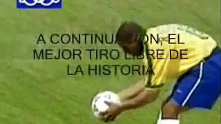 Objetivo de Roberto Carlos en contra de las leyes de la física en 1997