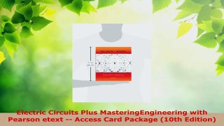 PDF Download  Electric Circuits Plus MasteringEngineering with Pearson etext  Access Card Package Download Online