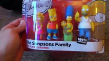 The Simpsons Family Collectables Including Homer, Bart, Marge, Lisa, Maggie
