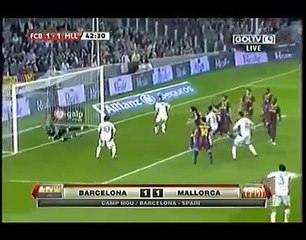 Голы в матче Барселона Мальорка. 116 й тур