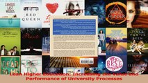 PDF Download  Lean Higher Education Increasing the Value and Performance of University Processes Download Online