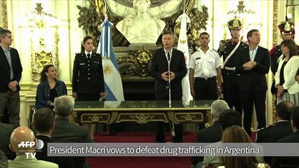 President Macri vows to defeat drug trafficking in Argentina