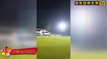 Maç sırasında inanılmaz sahne! Helikopter sahaya indi | 24SporHaber.com