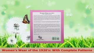 Read  Womens Wear of the 1920s With Complete Patterns Ebook Free