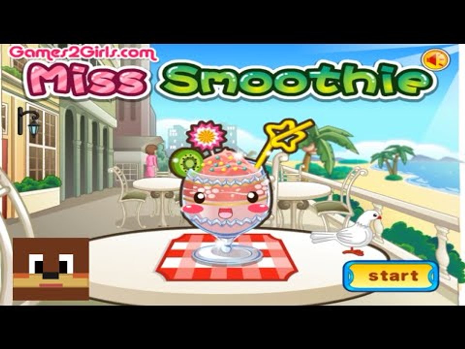 여성손님을 위한 멋진음료를 만들어보자! Miss Smoothie Flash game...